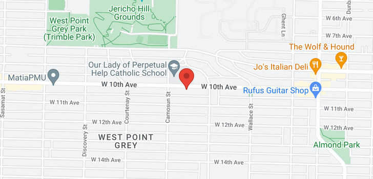 map of 4056 W 10TH AVENUE